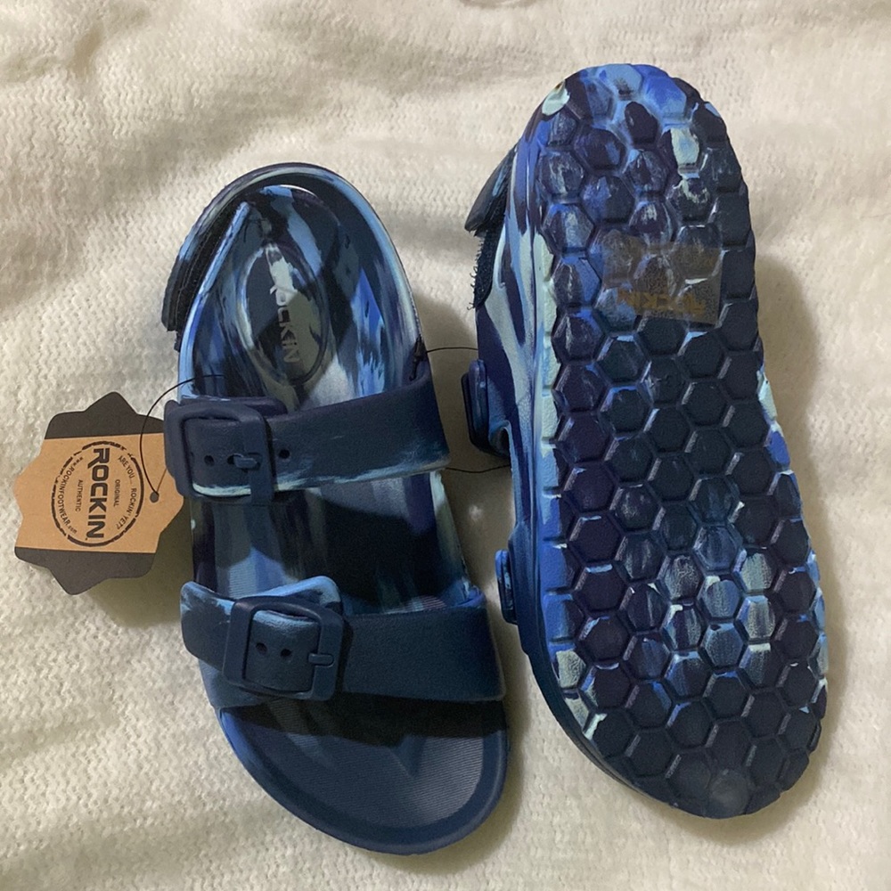 NEW sandals with easy on/off Velcro back